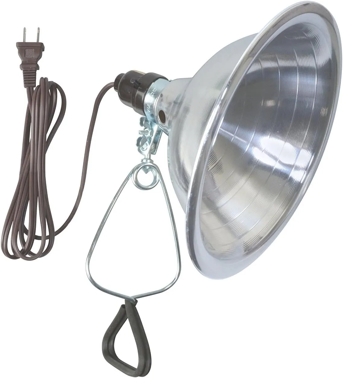 Woods Clamp Lamp Light with Aluminum Reflector; 150W; UL Listed; 6- Foot Cord 8.5 Inch