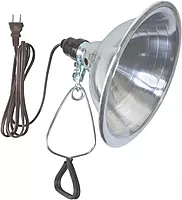 Woods Clamp Lamp Light with Aluminum Reflector; 150W; UL Listed; 6- Foot Cord 8.5 Inch