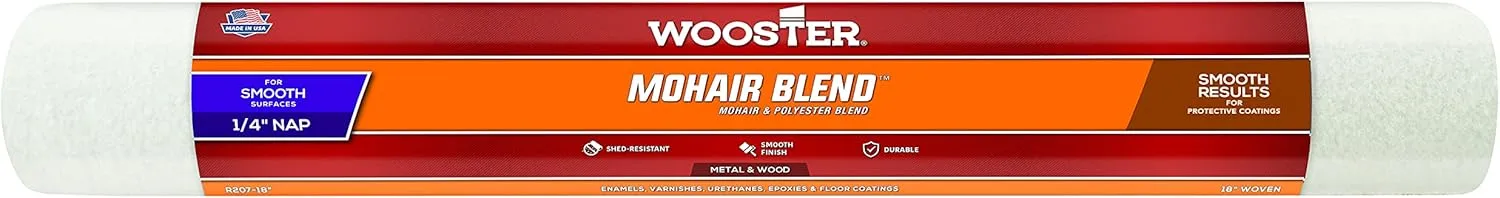 Wooster Mohair Blend Roller Cover 1/4-Inch Nap