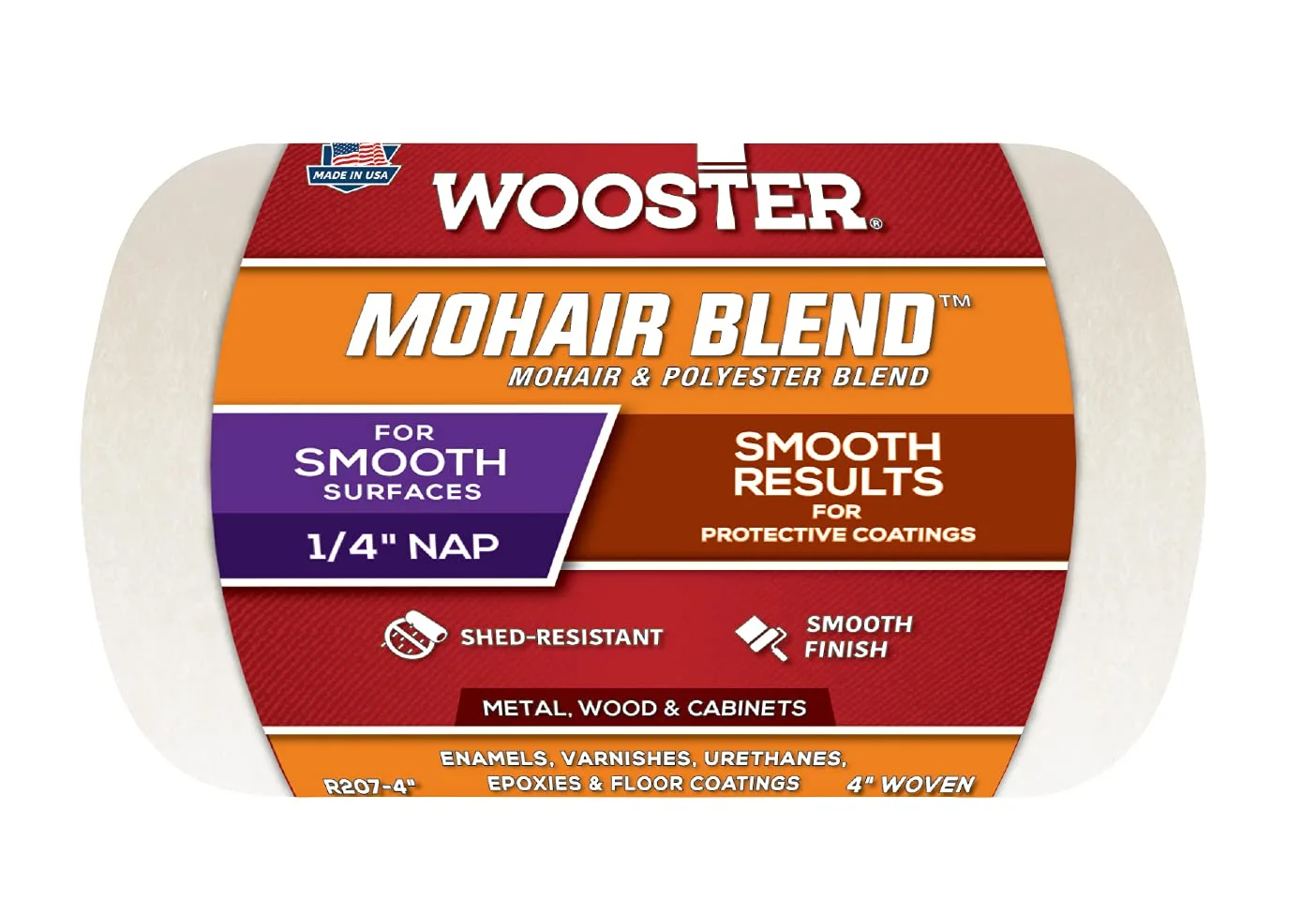 Wooster Mohair Blend Roller Cover 1/4-Inch Nap