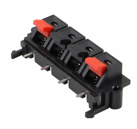 4 Way Spring Speaker - Receiver Terminal Block 4 Way Spring Speaker - Receiver Terminal Block