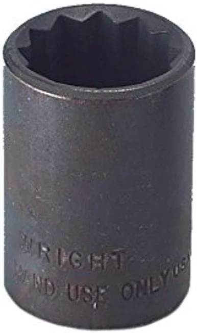 Wright Tool 1/2" Drive 12-Point Standard Socket