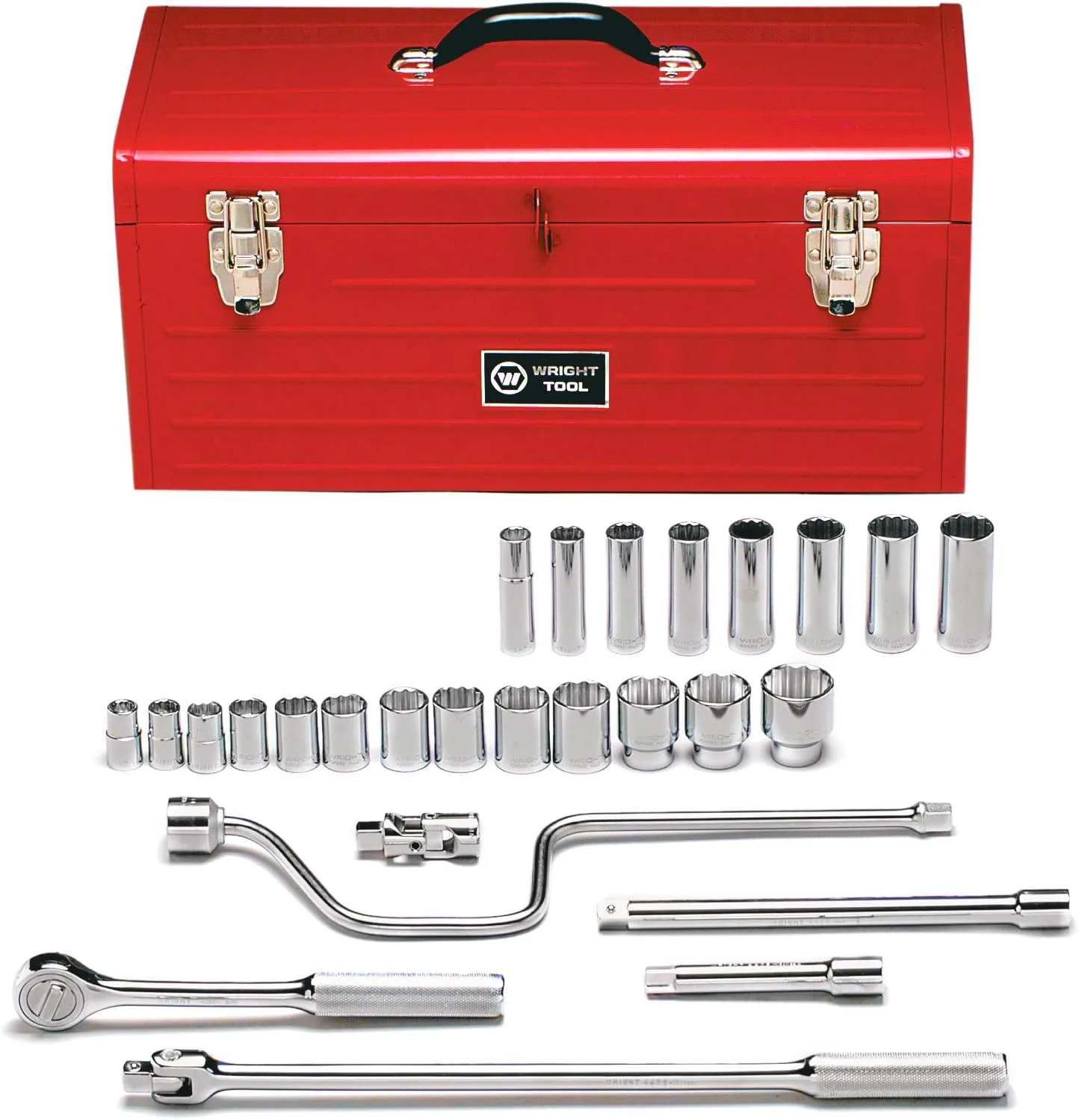 Wright Tool 1/2in Drive 27-Piece 12-Point Socket Set - Model 427