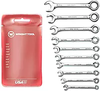 Wright Tool 787 Miniature Combination Wrench Set (10-Piece)