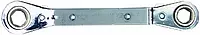 Wright Tool 9434 6 Point Offset Reversible Ratcheting Box Wrench, 11mm x 12mm