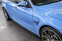 BMW M3 F80 & M4 F82 MP Style Carbon Fiber Side Skirts Under Boards (2014β2020)
