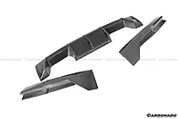 BMW M3 G80 MP Style Carbon Fiber Quad Rear Lip with Winglets | 2021–2025