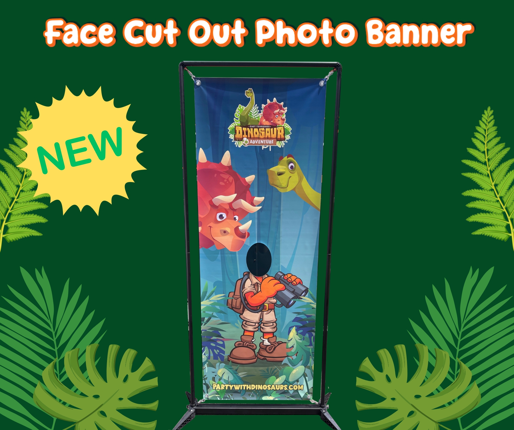 Face Cut Out Photo Banner