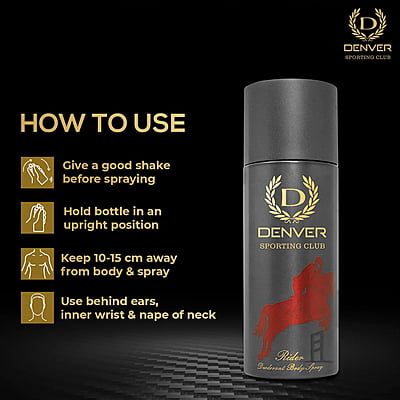 Denver Deo Rider Body Spray - 160ML | InnerMan