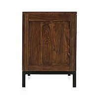Rustic Wood TV Cabinet | Compact Media Console with Storage