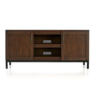 Rustic Solid Wood TV Media Console | Modern Farmhouse Entertainment Unit