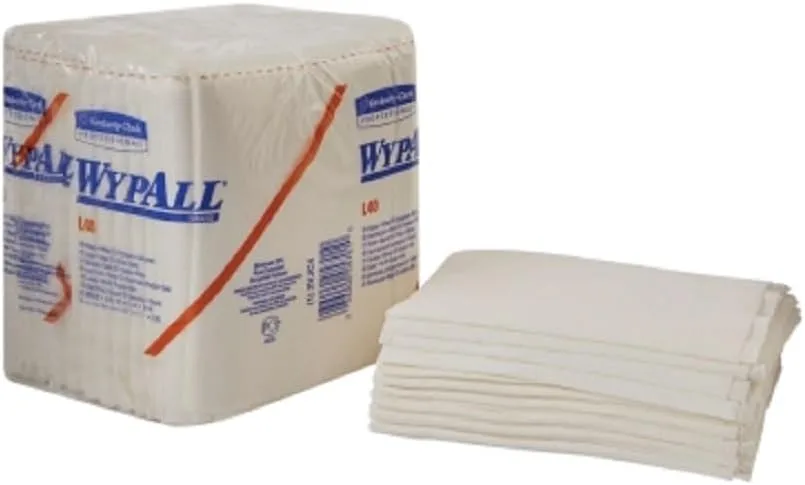 WYPALL X50 Shop Towels, White, 12.5 x 9.1 inches, 168/Box
