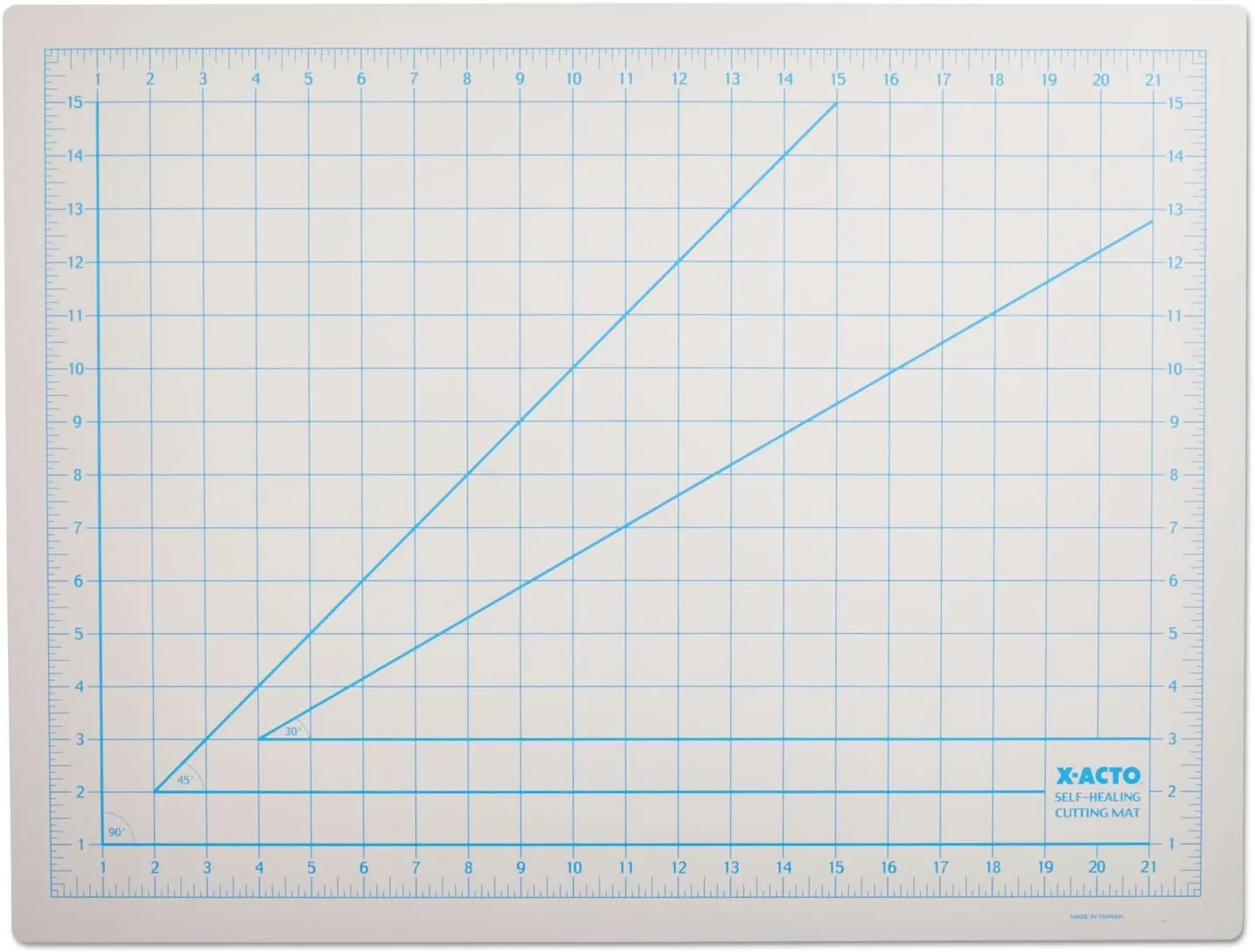 X-ACTO Self-Healing Cutting Mat, Non-Slip Bottom, Gray, 18 x 24 Inches