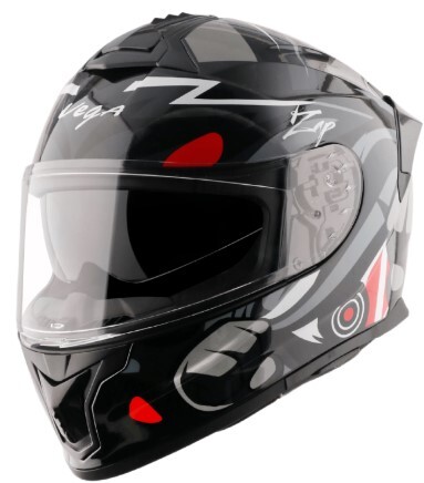 VEGA ZAP DUDE BLACK/RED D/V (L)