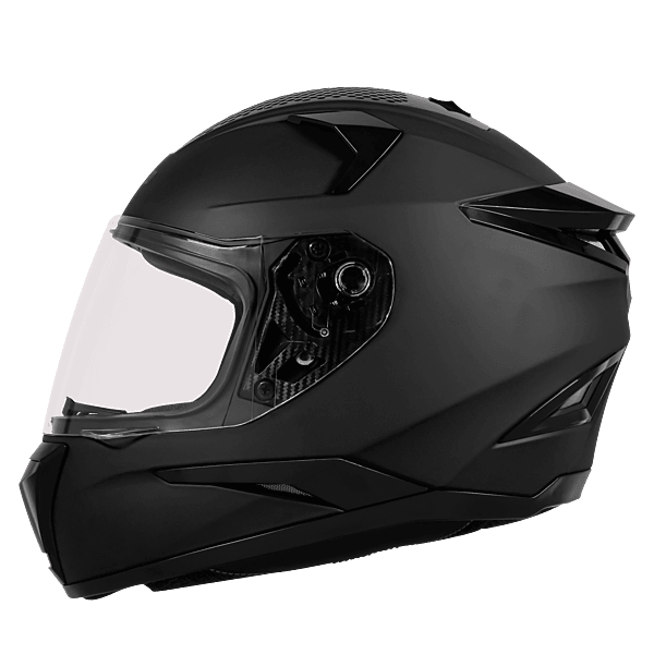 STEELBIRD SBH-35 ROBOT 2.0 GLOSSY BLACK C/V (L) WITH EXTRA SILVER VISOR