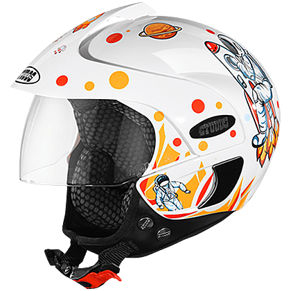 STUDDS MARSHALL KIDS D2 WHITE N10 (BOYS) C/V 520 MM 2XS