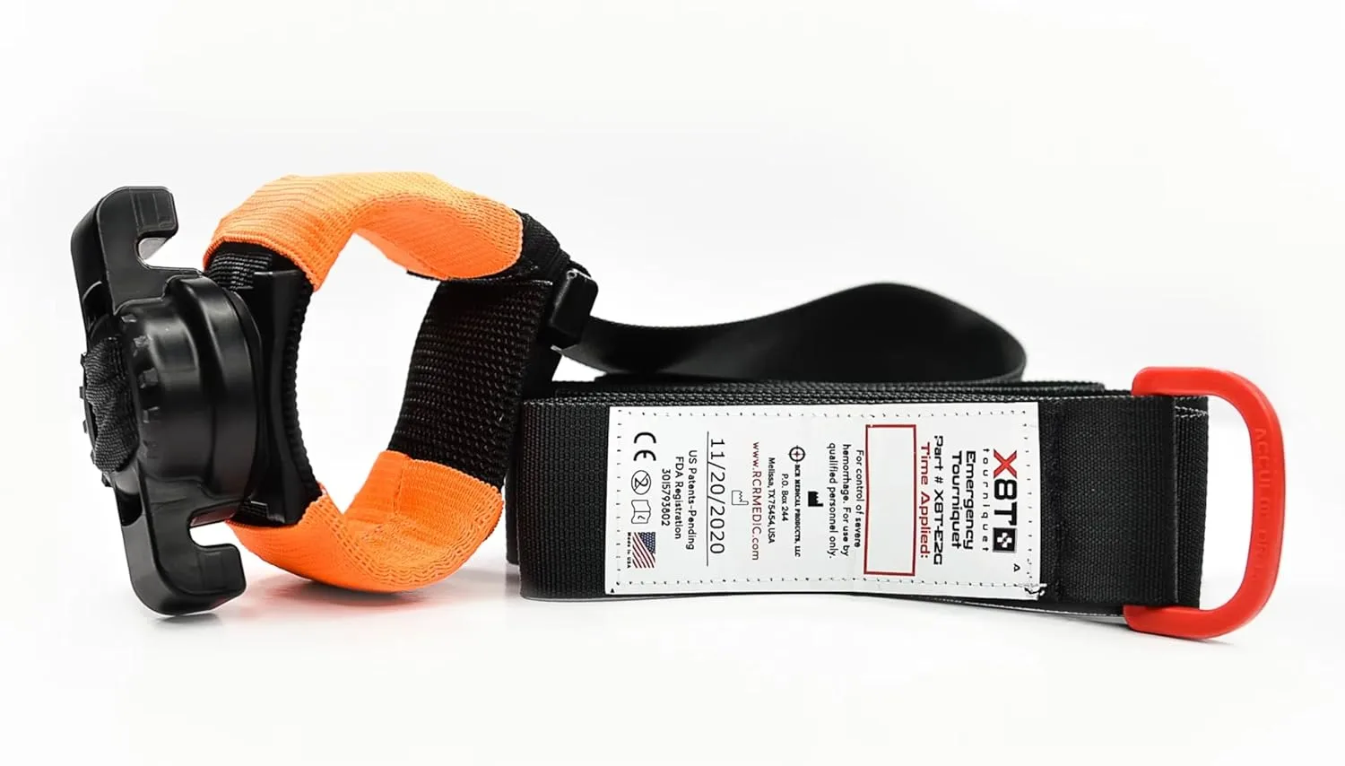 X8T TOURNIQUET Self-Securing Tourniquet with MED Dial and Quick-Release Buckle