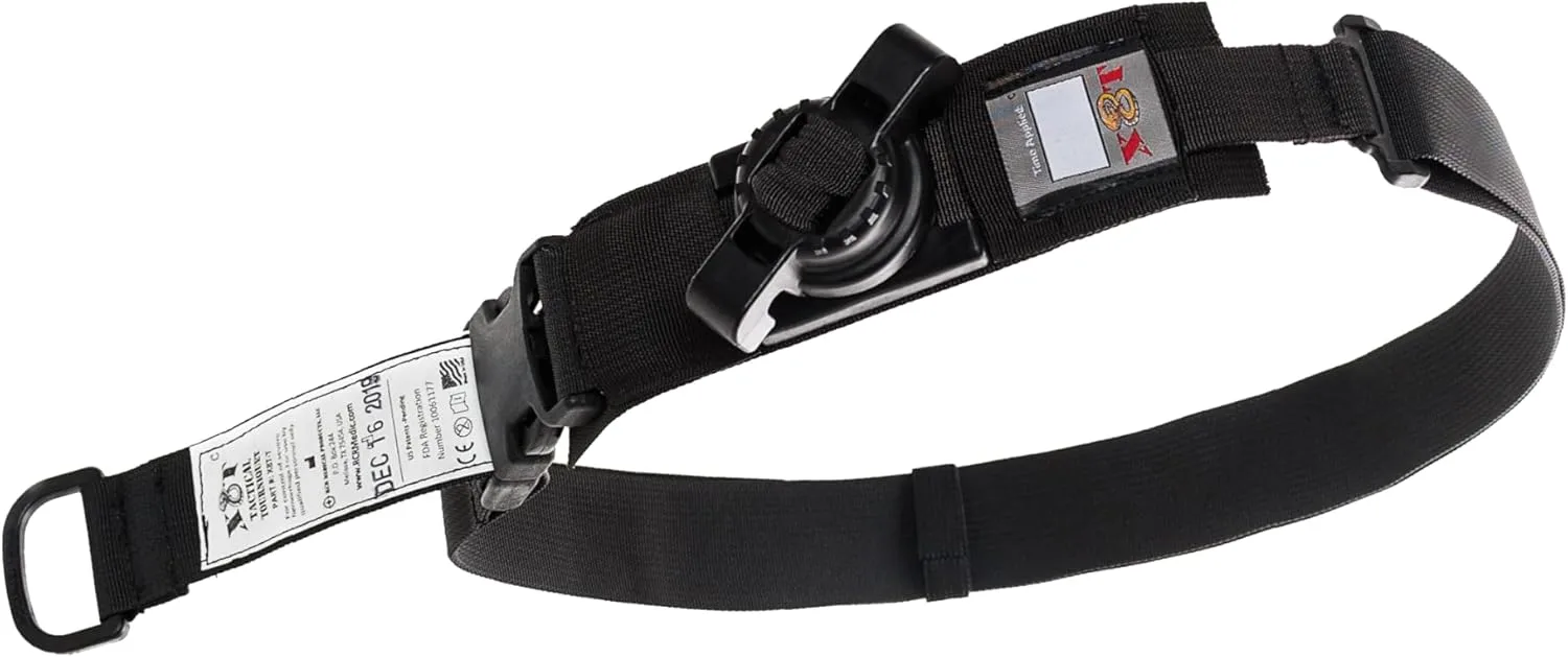 X8T TOURNIQUET Self-Securing Tourniquet with MED Dial and Quick-Release Buckle