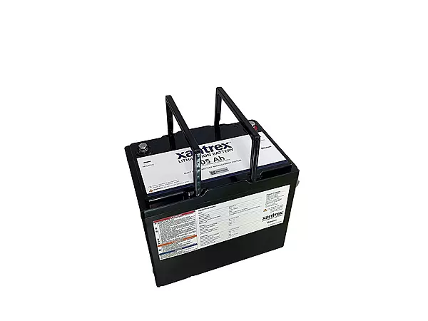 Xantrex Lithium Battery LiFePO4 (Group 27)- 105Ah 12v - Built in BMS, 6000 Deep Cycle Rechargeable Battery - Perfect for RV/Camper, Marine, Van, Solar and Off Grid Uses.