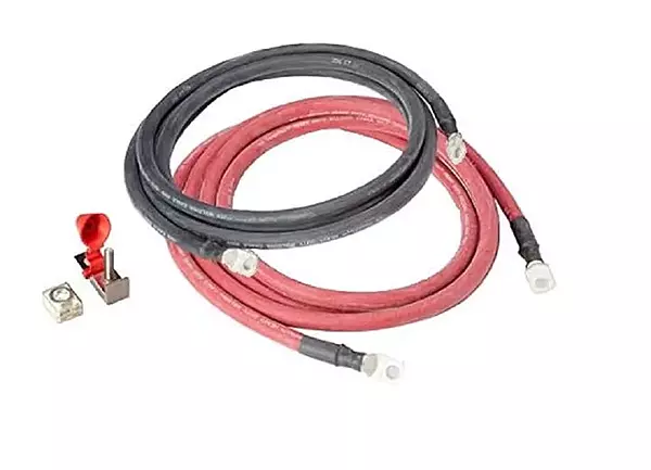 Xantrex 809-0820 DC Battery Cables with Fuse L-Kit, 8 ft, 2/0