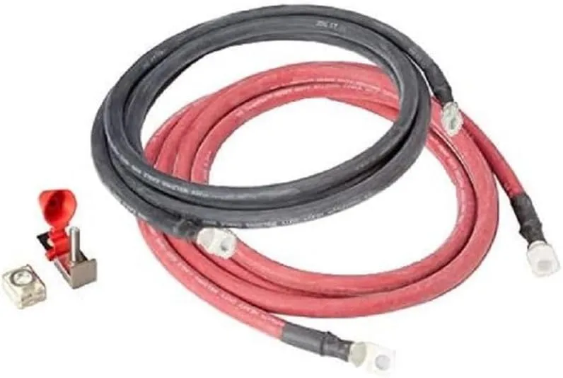 Xantrex 809-0820 DC Battery Cables with Fuse L-Kit, 8 ft, 2/0