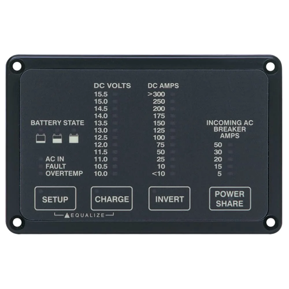 Xantrex Heart FDM-12-25 Remote Panel, Battery Status & Freedom Inverter/Charger Remote Control