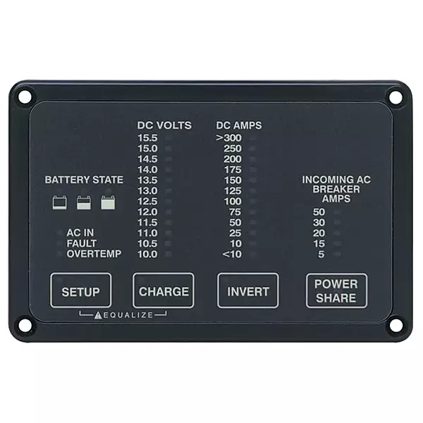 Xantrex Heart FDM-12-25 Remote Panel, Battery Status & Freedom Inverter/Charger Remote Control