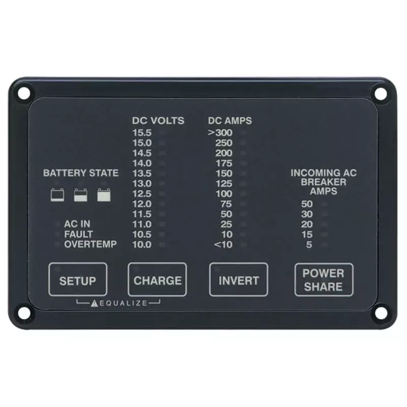 Xantrex Heart FDM-12-25 Remote Panel, Battery Status & Freedom Inverter/Charger Remote Control