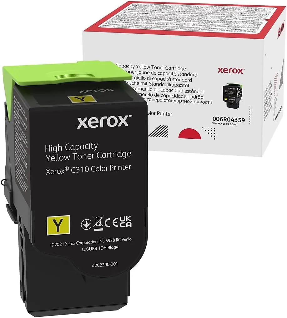 Xerox 006R04367 High-Yield Yellow Toner Cartridge - 5,500 Page Yield