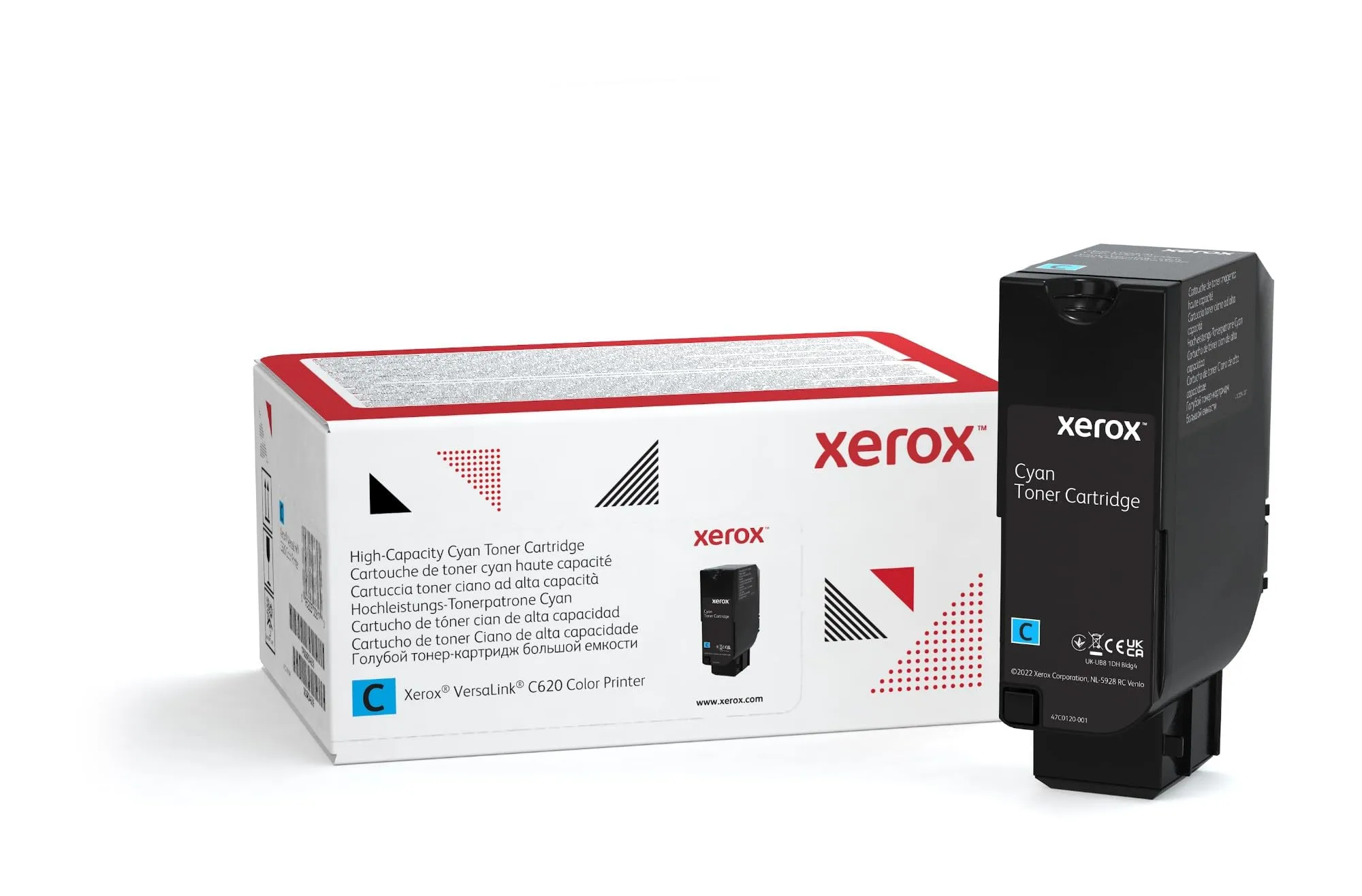 Xerox 006R04625 Genuine Cyan High Capacity Toner Cartridge for VersaLink C620