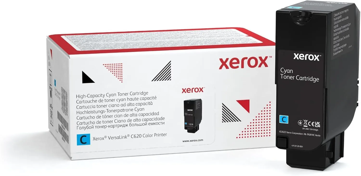 Xerox 006R04625 Genuine Cyan High Capacity Toner Cartridge for VersaLink C620