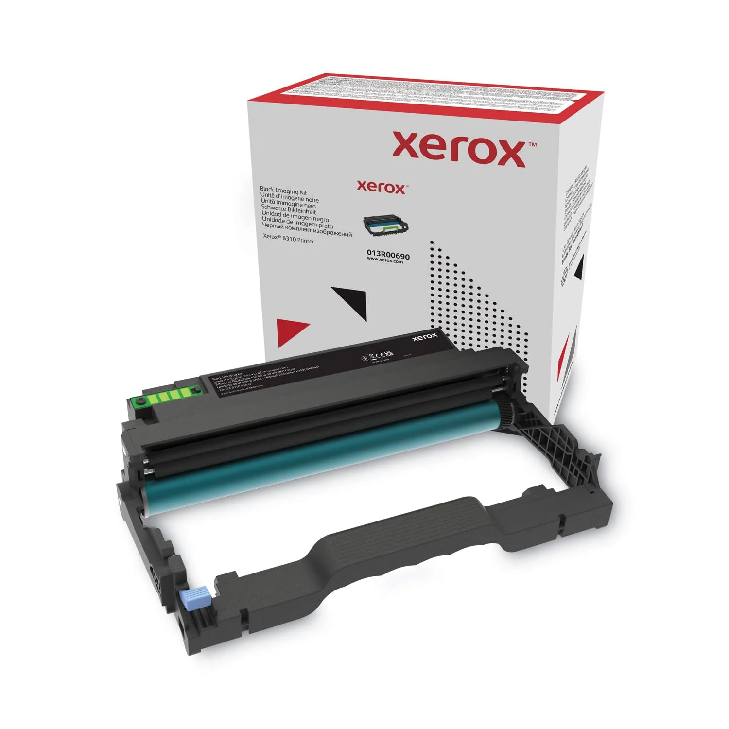 Xerox 013r00691 Drum, 12,000 Page-Yield, Black