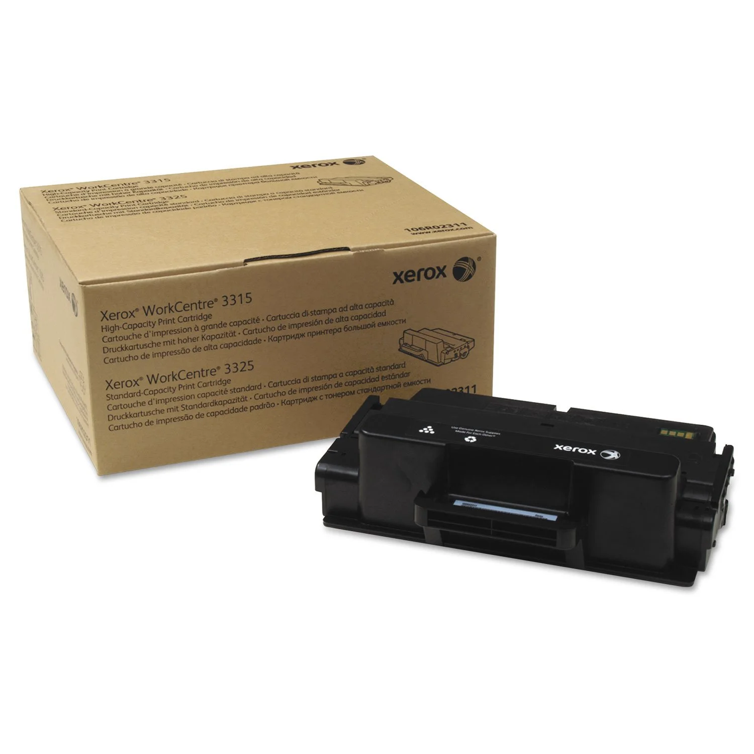 Xerox 3315/3325 Black High-Yield Toner Cartridge, 106R02311