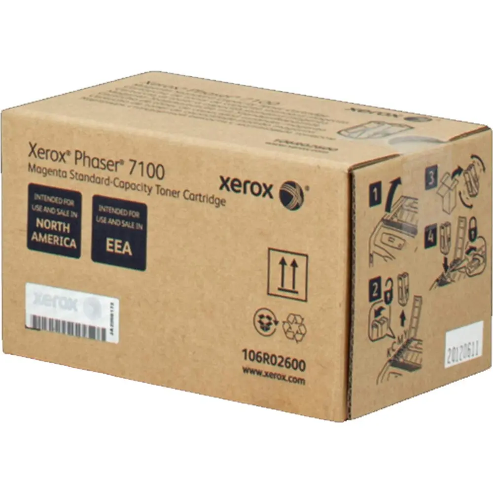 Xerox 106R02600 Toner Cartridge, Magenta - in Retail Packaging