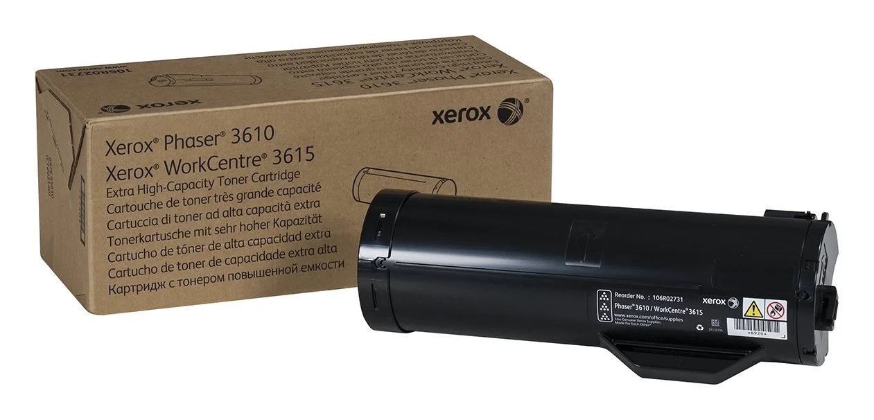 Xerox Phaser 3610/ WorkCentre 3615 Black Extra High Capacity Toner Cartridge (25,300 Pages) - 106R02731