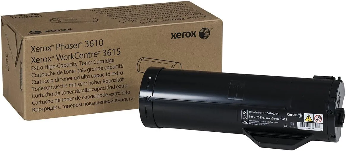 Xerox Phaser 3610/ WorkCentre 3615 Black Extra High Capacity Toner Cartridge (25,300 Pages) - 106R02731