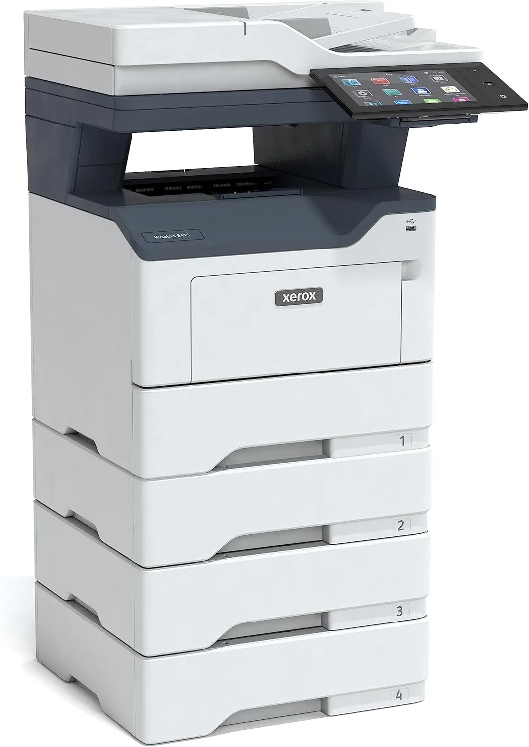 Xerox B415DN All-in-One, Laser, B&W, Wireless, DADF, Letter, Print, Scan, Copy, Fax, Energy Star Certified, Up to 50PPM