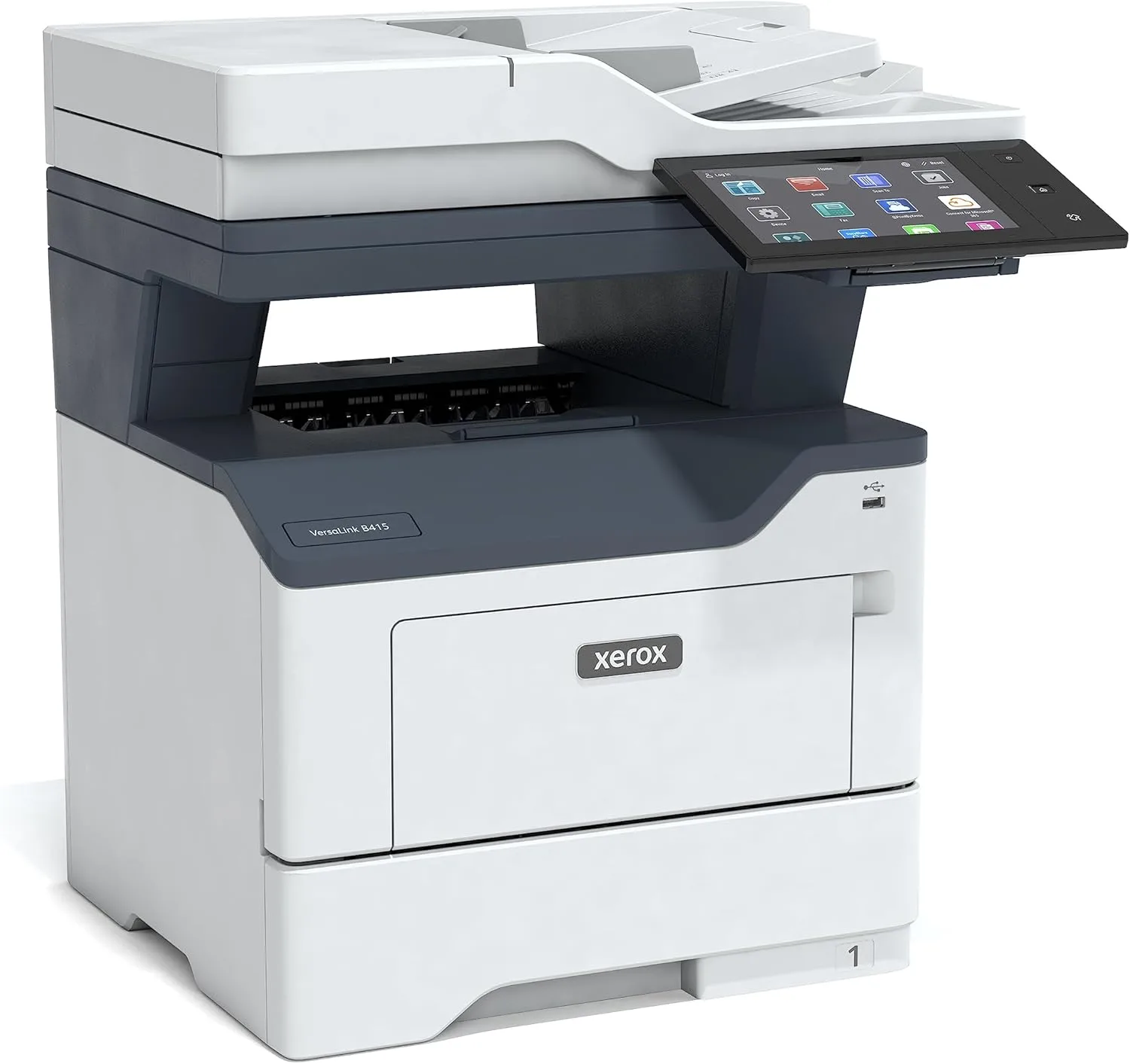 Xerox B415DN All-in-One, Laser, B&W, Wireless, DADF, Letter, Print, Scan, Copy, Fax, Energy Star Certified, Up to 50PPM