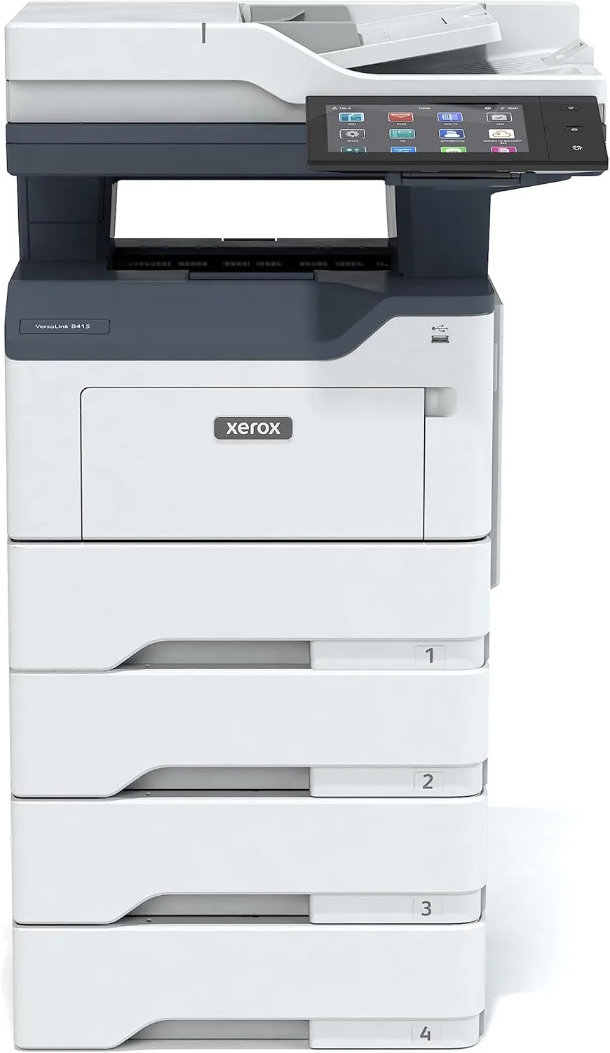 Xerox B415DN All-in-One, Laser, B&W, Wireless, DADF, Letter, Print, Scan, Copy, Fax, Energy Star Certified, Up to 50PPM