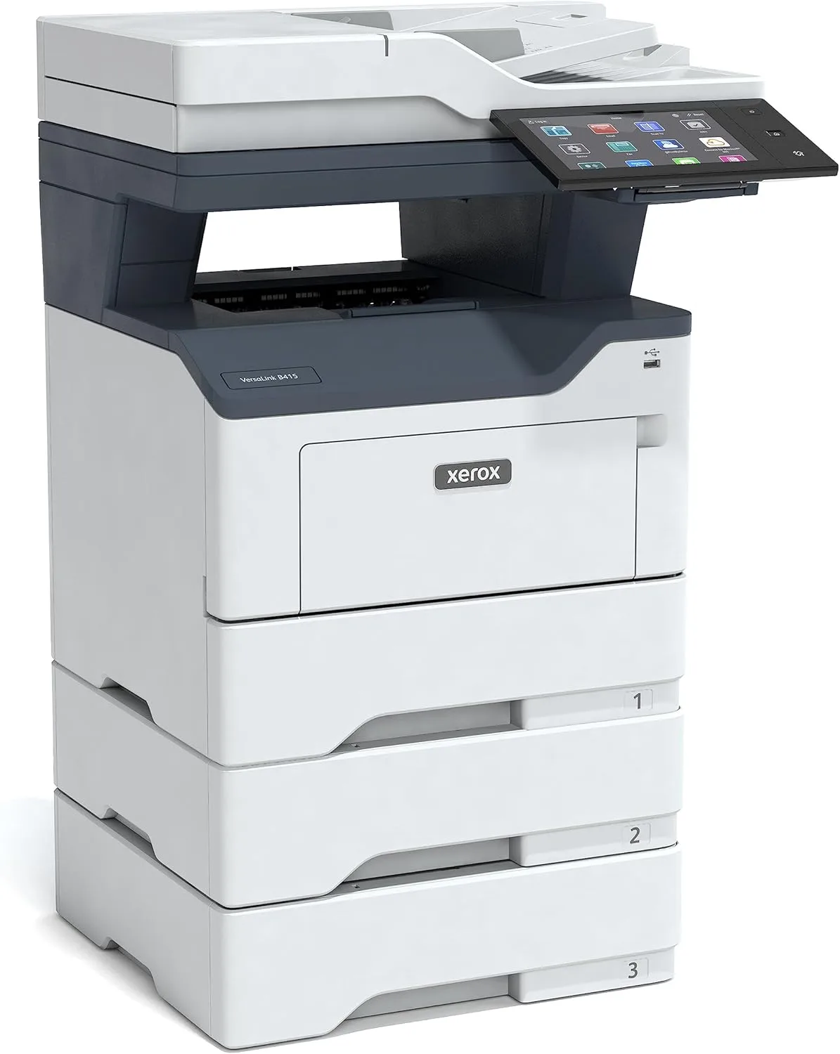 Xerox B415DN All-in-One, Laser, B&W, Wireless, DADF, Letter, Print, Scan, Copy, Fax, Energy Star Certified, Up to 50PPM