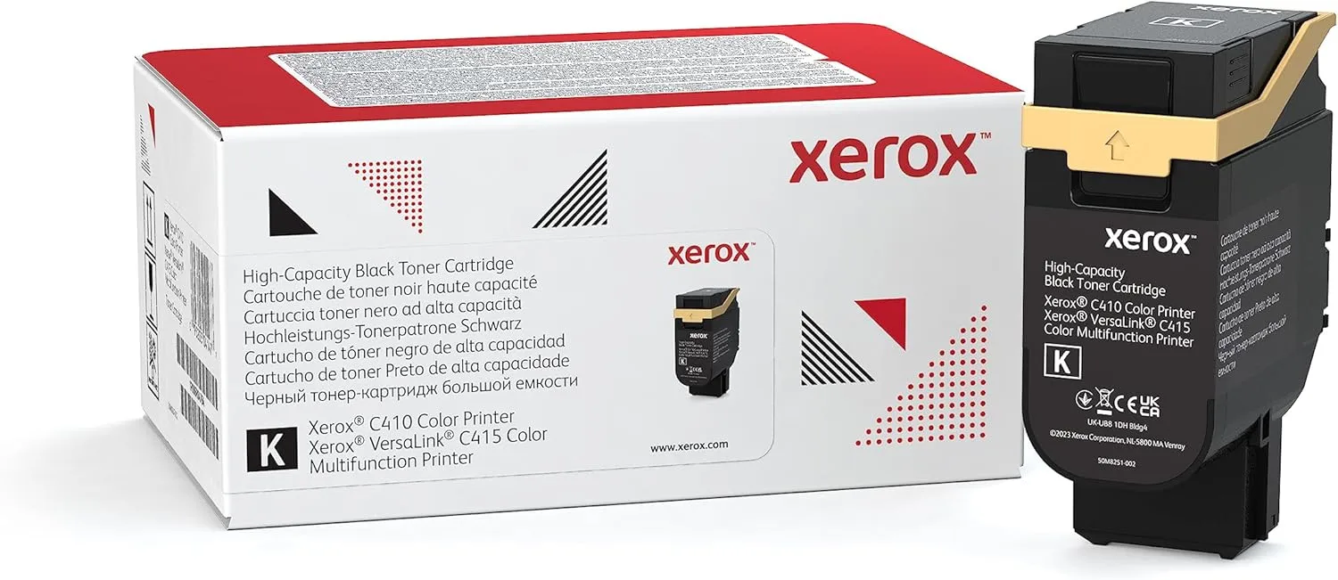 Xerox Genuine C410 Black High Capacity Toner Cartridge (10500 Pages) - 006R04685