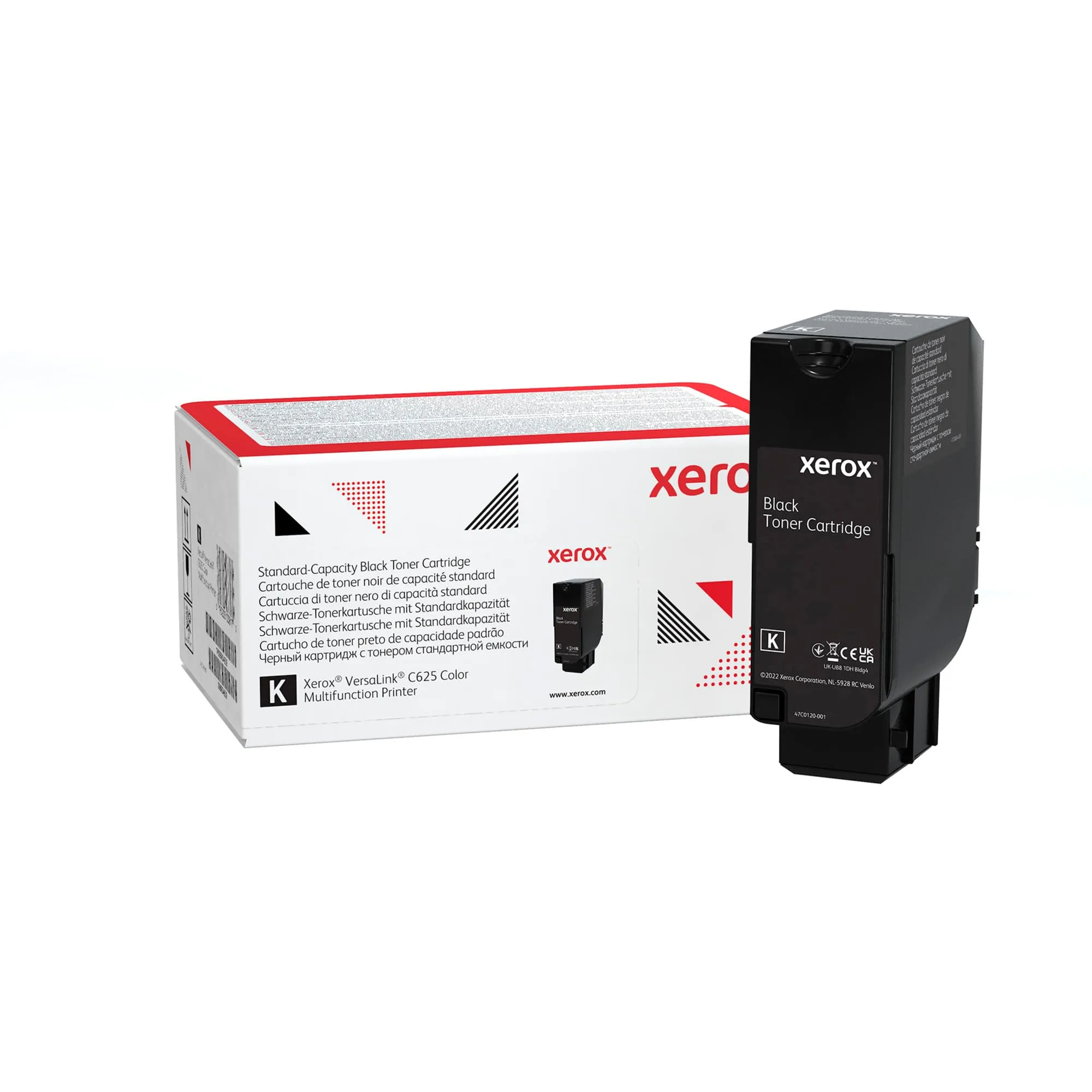 Xerox Genuine VersaLink C625 Black Toner Cartridge, 8,000 Page Yield, 006R04616