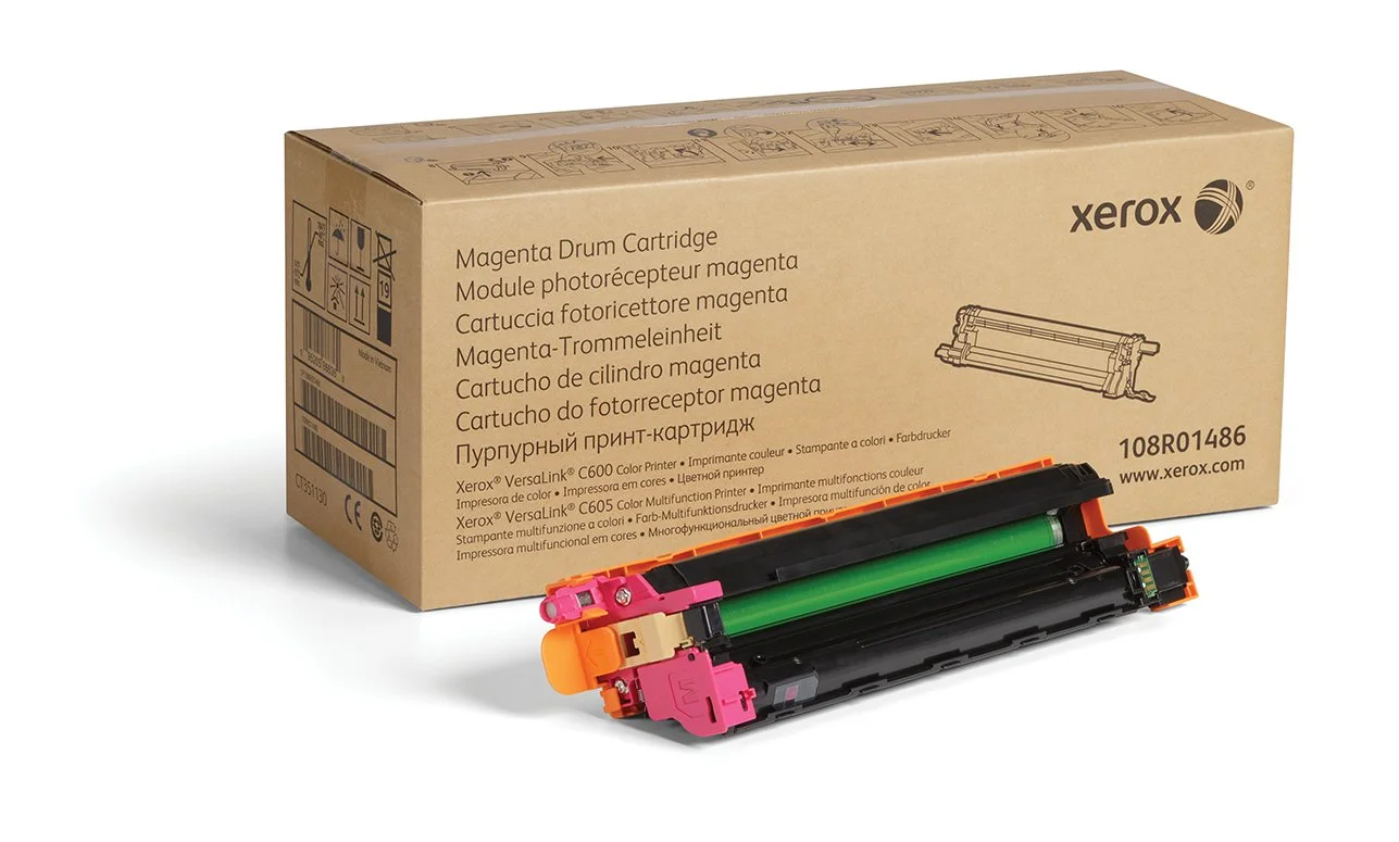 Genuine Xerox Magenta Drum Cartridge 108R01486 for VersaLink C600/C605 - 40,000 Page Yield