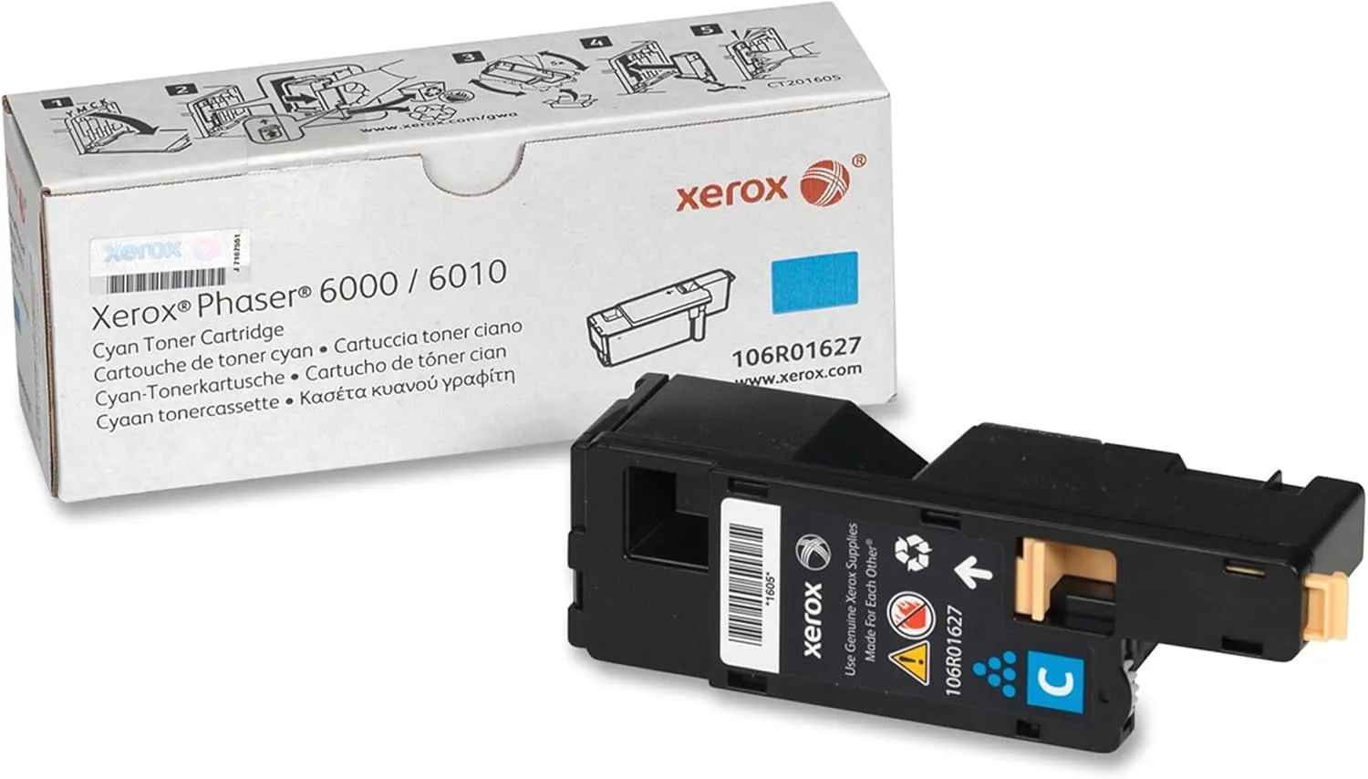 Xerox Original Laser Toner Cartridge - Magenta - 106R01628