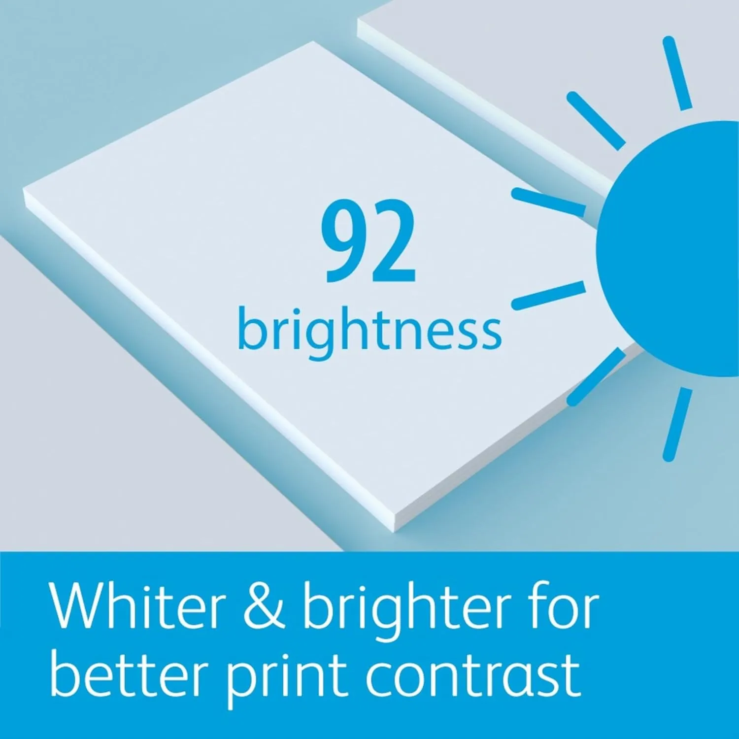 Xerox Vitality Multi-Use Printer & Copy Paper, 1 Ream, White, Ledger (11in x 17in), 500 Sheets Per Ream, 20 Lb, 92 Brightness, FSC Certified
