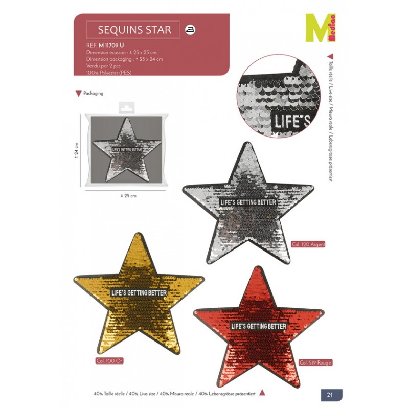 Applicazione Termo Stella Life's Getteing Better Oro, 18528 Applicazione Termo Stella Life's Getteing Better Oro, 18528