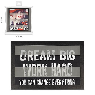 Applicazione Termo Dream Big Work Hard You Can Change...