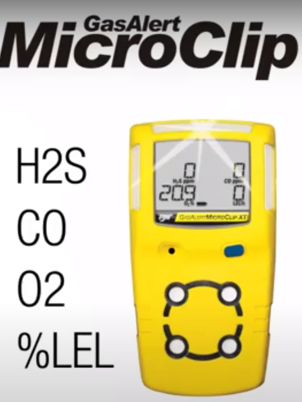 BW Technologies Multi Gas Detector Micro Clip XL Honeywell