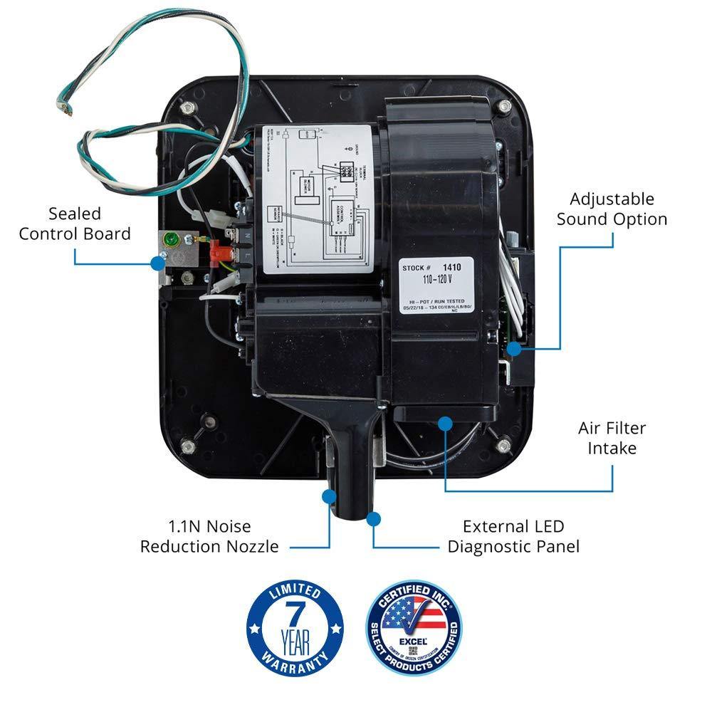 XLERATOR CHR 306MS HAND DRYER