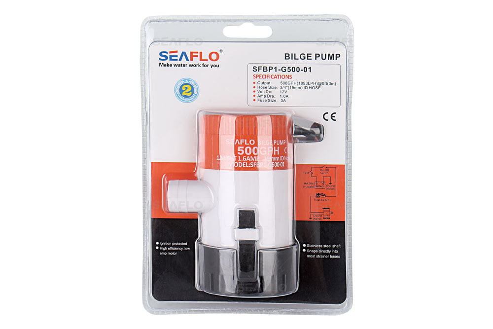 SEAFLO 01 Series 1100GPH Seaflo Bilge Pump 12V